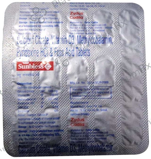 Sunbless C Tablet 15s