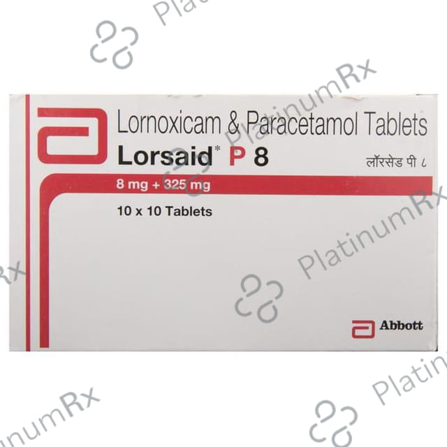 Lorsaid P 8/325mg Tablet 10s