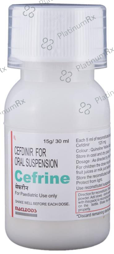 Cefrine 125mg Oral Suspension 30ml