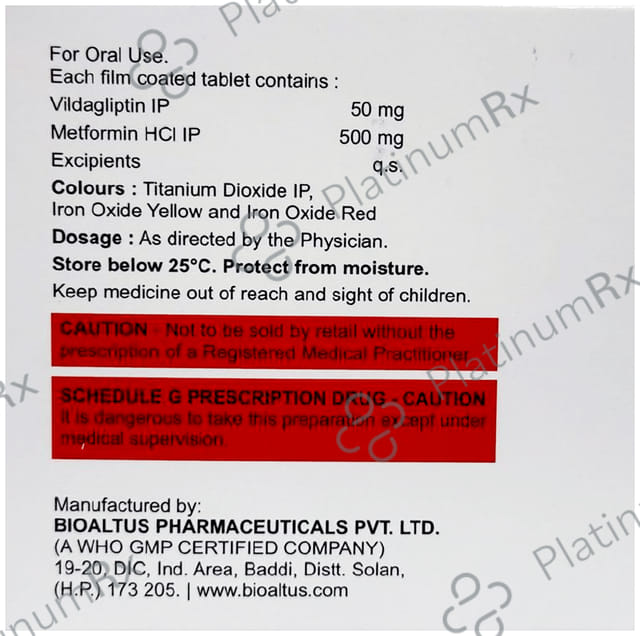 Vydlix 500/50mg M Tablet 10s
