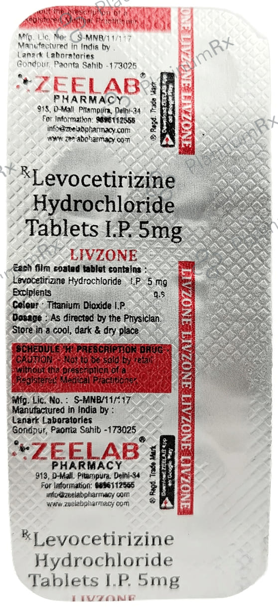Livzone 5mg Tablet 10s