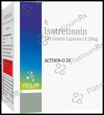 Actinin O 20mg Soft Gelatin Capsule 10s
