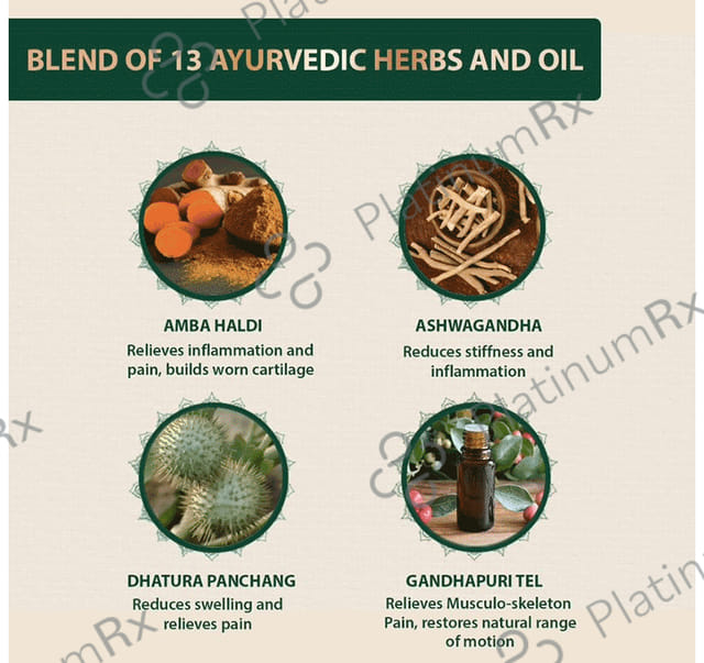 Vansaar Arth Relief Oil- Ayurvedic Joint & Muscle Pain Relief Oil 50 ml