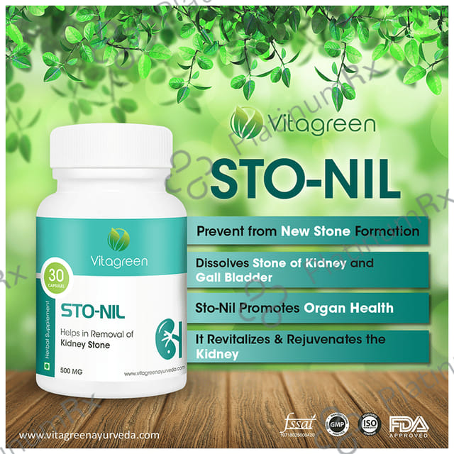 Vitagreen Sto-Nil 500mg Capsule