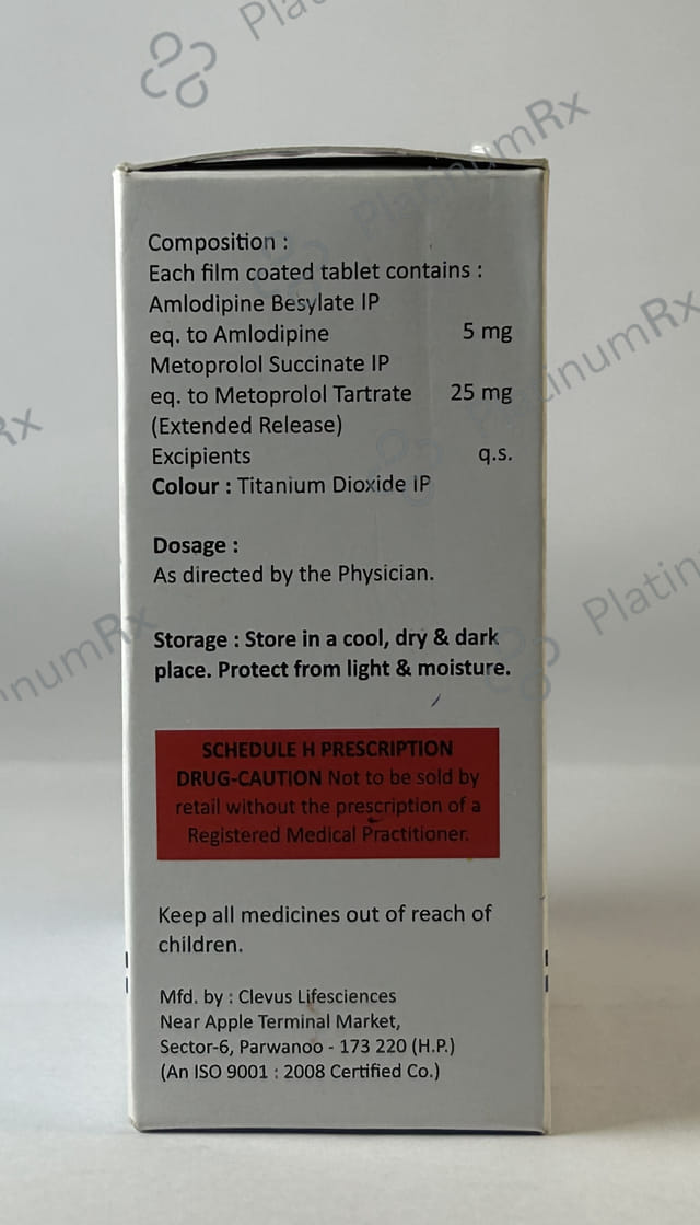 Melo Am 25/5mg Tablet 10s