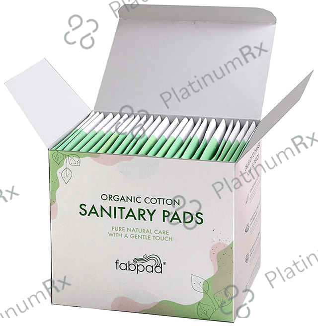 Fabpad Organic Cotton Sanitary Medium Flow 24 pads