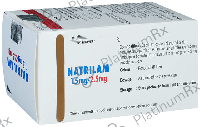 Natrilam 2.5/1.5mg Tablet SR 10s