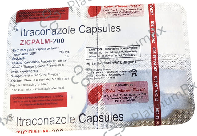 Zicpalm 200mg Capsule 10s