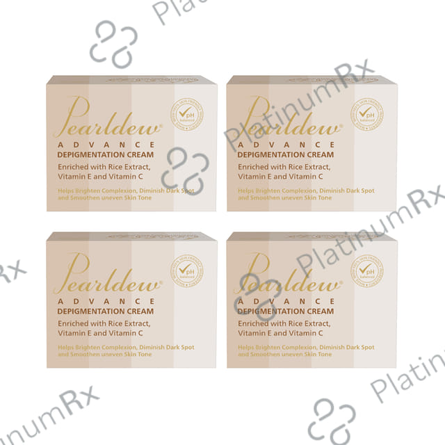 Pearldew Advance Depigmentation Cream (50gm Each) 4 jar