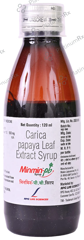 Minmin pb Syrup 120ml