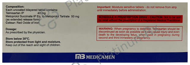 Affotel Beta 50/40mg Tablet ER 10s