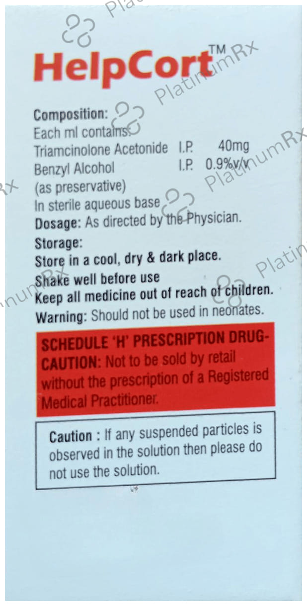 Helpcort 40mg Injection 1s