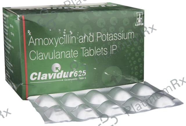 Clavidur 500/125mg Tablet 10s
