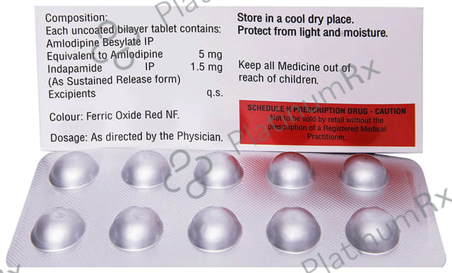 Amlodac D 5/1.5mg Tablet SR 10s