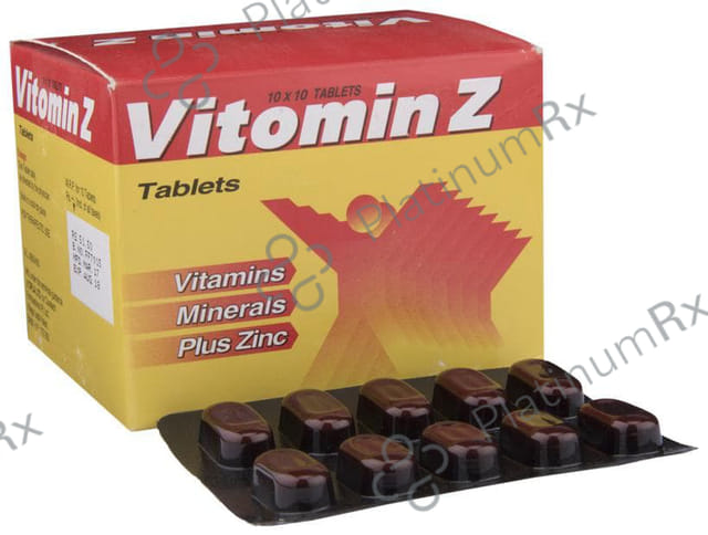 Vitomin Z D3 60000IU Tablet 10s