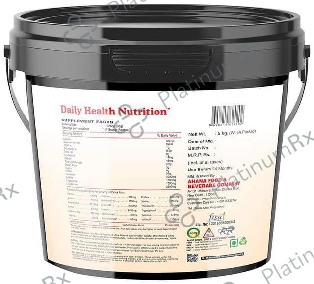 Daily Health Nutrition 100% Whey Protein Gold 5 kg