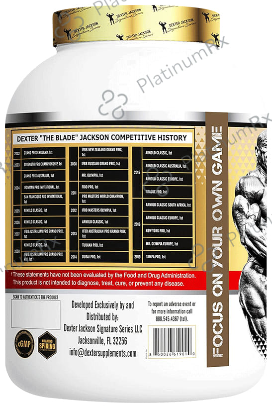 Dexter Jackson Whey Gold Protein Blend Powder Neapolitan Ice Cream