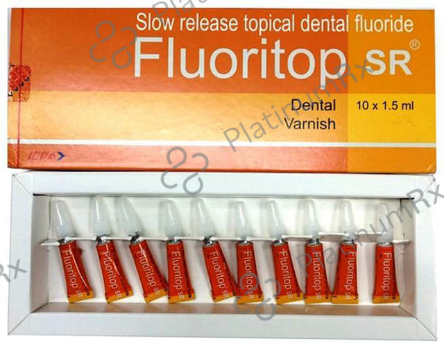 Fluoritop SR Dental Varnish 1.5 ml 10 Paint