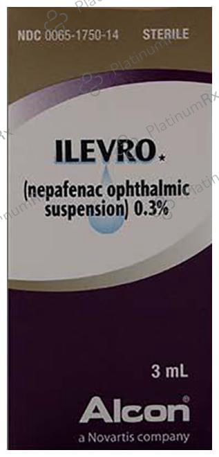 Ilevro 0.3% Ophthalmic Suspension 3ml