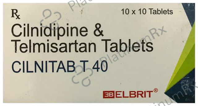 Cilnitab T 10/40mg Tablet 10s