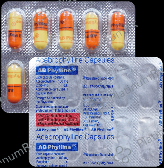 Abphylin 100mg Capsule 10s