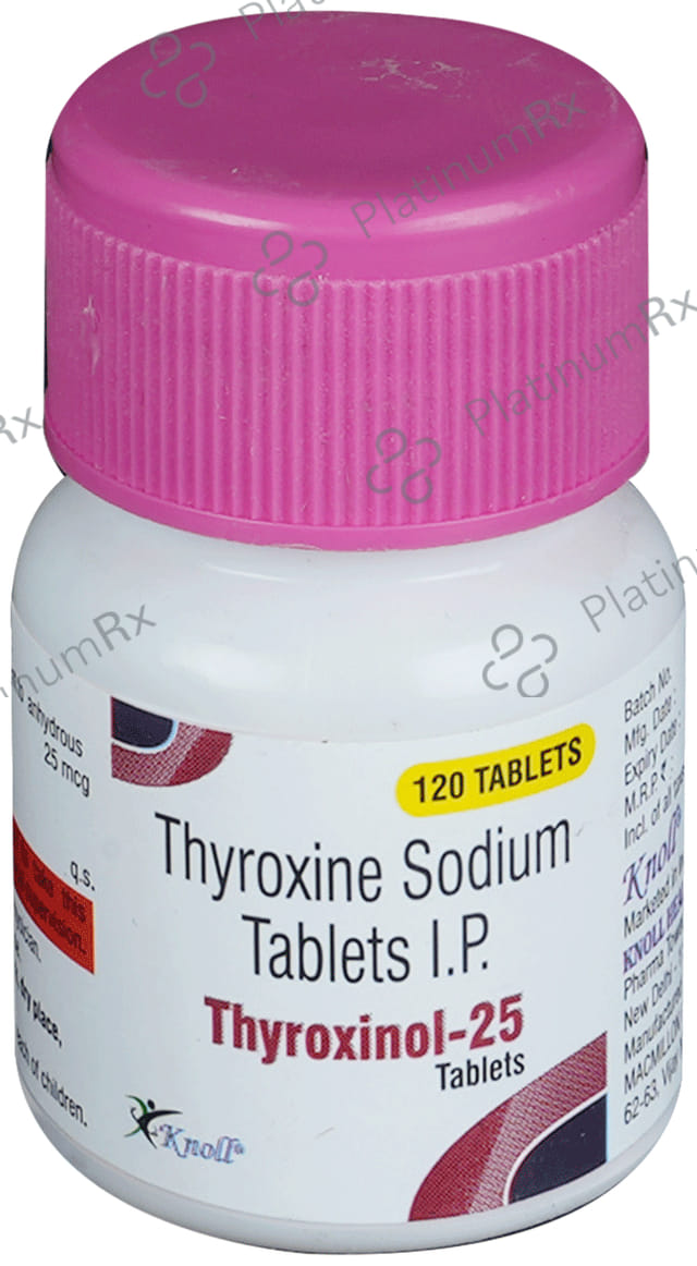 Thyroxinol 25mcg Tablet 120s