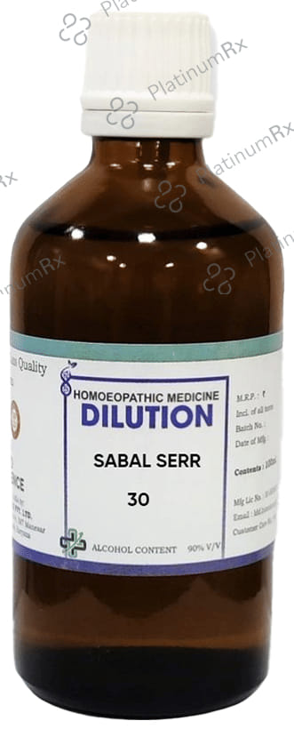LDD Bioscience Sabal Serr Dilution 30 30 ml