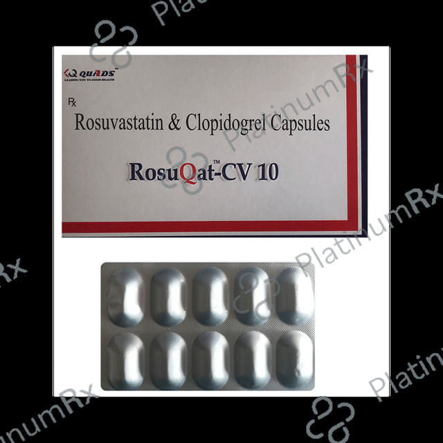 Rosuqat CV 10/75mg Capsule 10s