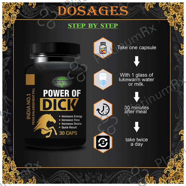 Sabates Power of Dick Capsule 30 capsules