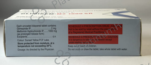 Glimikem M 2/1000mg SR Tablet 15s