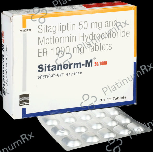 Sitanorm M 50/1000 Tablet ER