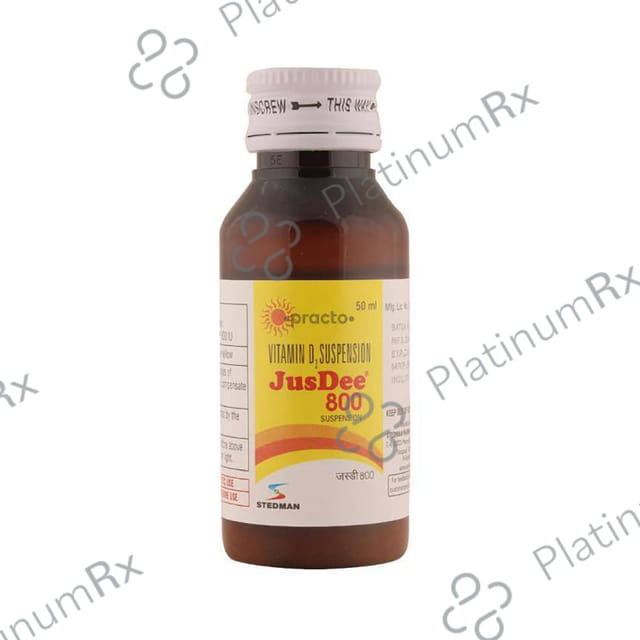 Jusdee 800IU Suspension 50ml