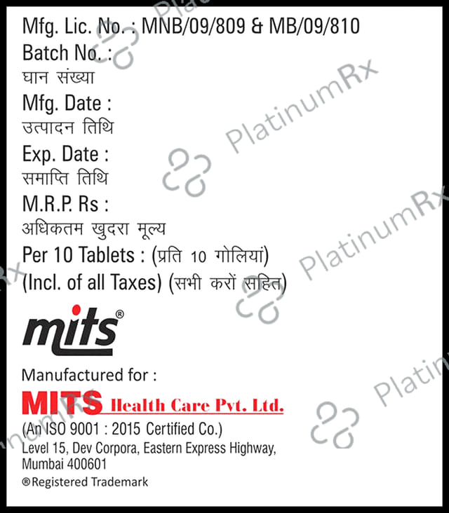 Actomit 100mg Tablet SR 10s