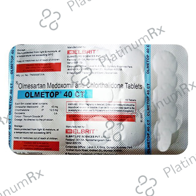 Olmetop 40 CT Tablet 15s