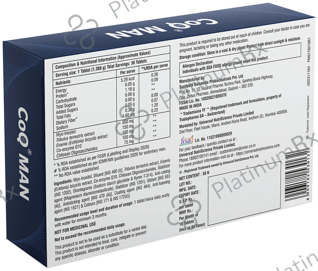 CoQ Man Tablet 10s