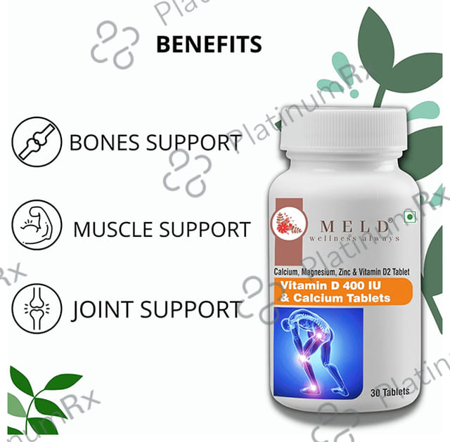 Meld wellness always Vitamin D 400IU Tablet 30s