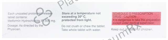 Formin SR 500mg Tablet 15s