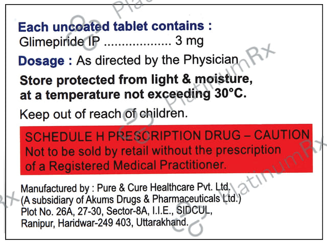 Glimda 3 Tablet 10s