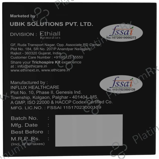 Trichospire Hair Supplement Tablet Kit (8 Each)