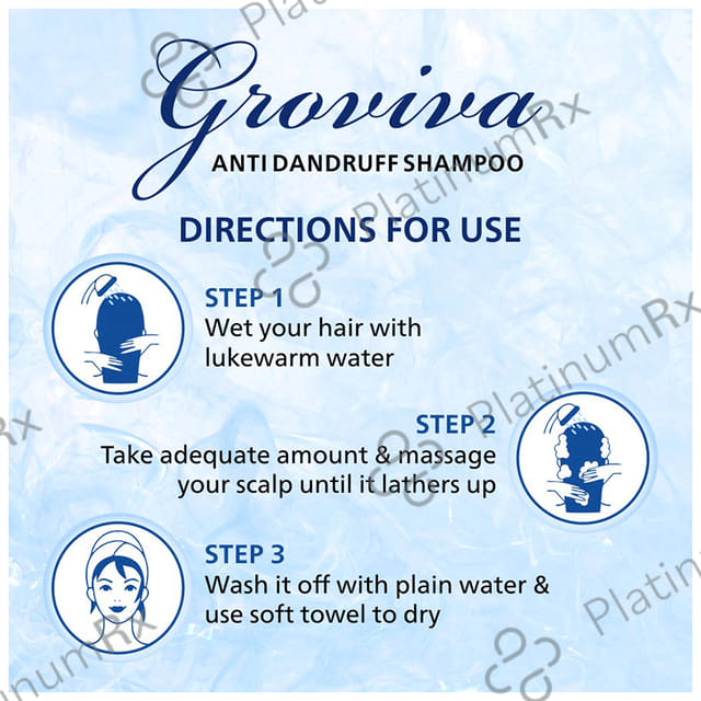 Groviva Anti Dandruff Shampoo (100ml Each) 1 Bottle