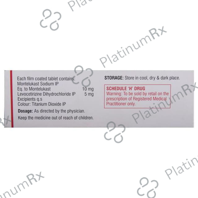 Lorfast MT 5/10mg Tablet 10s