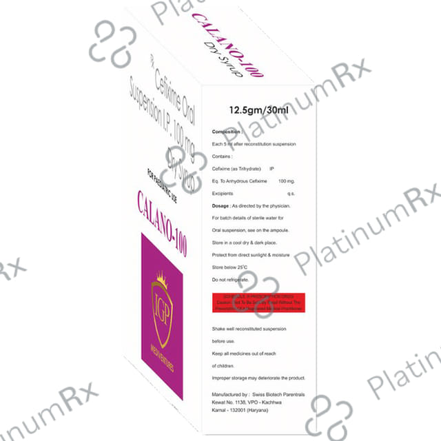 Calano 100mg Dry Syrup 30ml