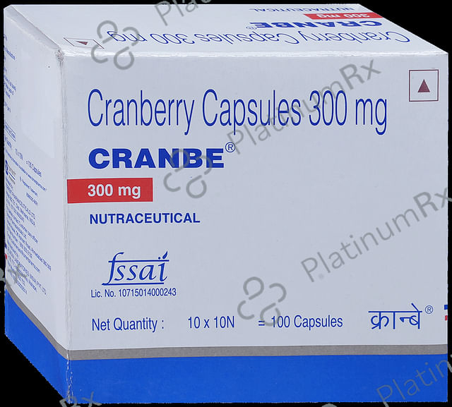 Cranbe 300mg Soft Gelatin Capsule 10s