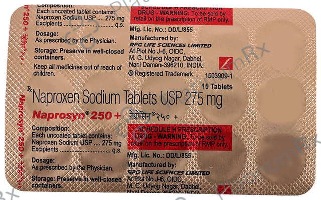 Naprosyn 250mg Plus Tablet 15s