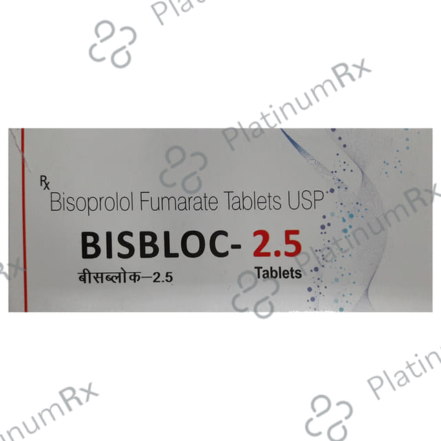 Bisbloc 2.5mg Tablet 10s