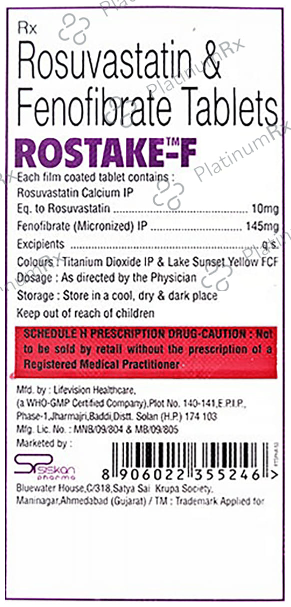 Rostake F 145/10mg Tablet 15s