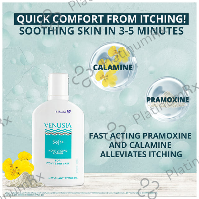 Venusia Soft Plus Moisturizing Lotion 100ml
