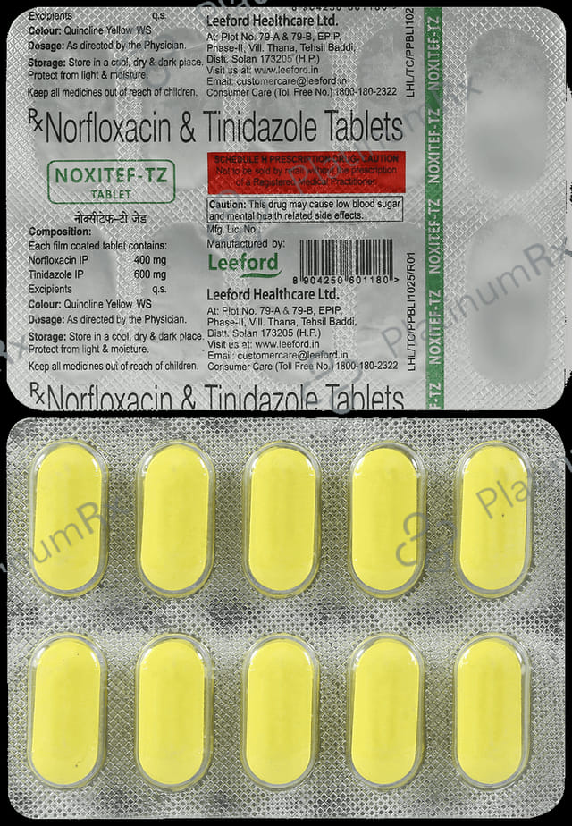 Noxitef TZ 400mg/600mg Tablet