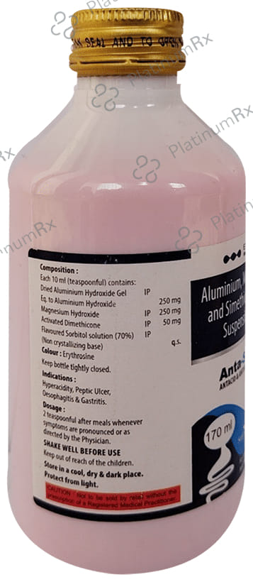 Anta-Sour Oral Suspension Mint Sugar Free