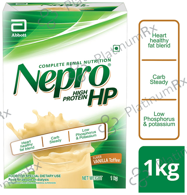 Nepro HP High Protein Health Drink Vanilla Toffee Flavour Powder 1kg